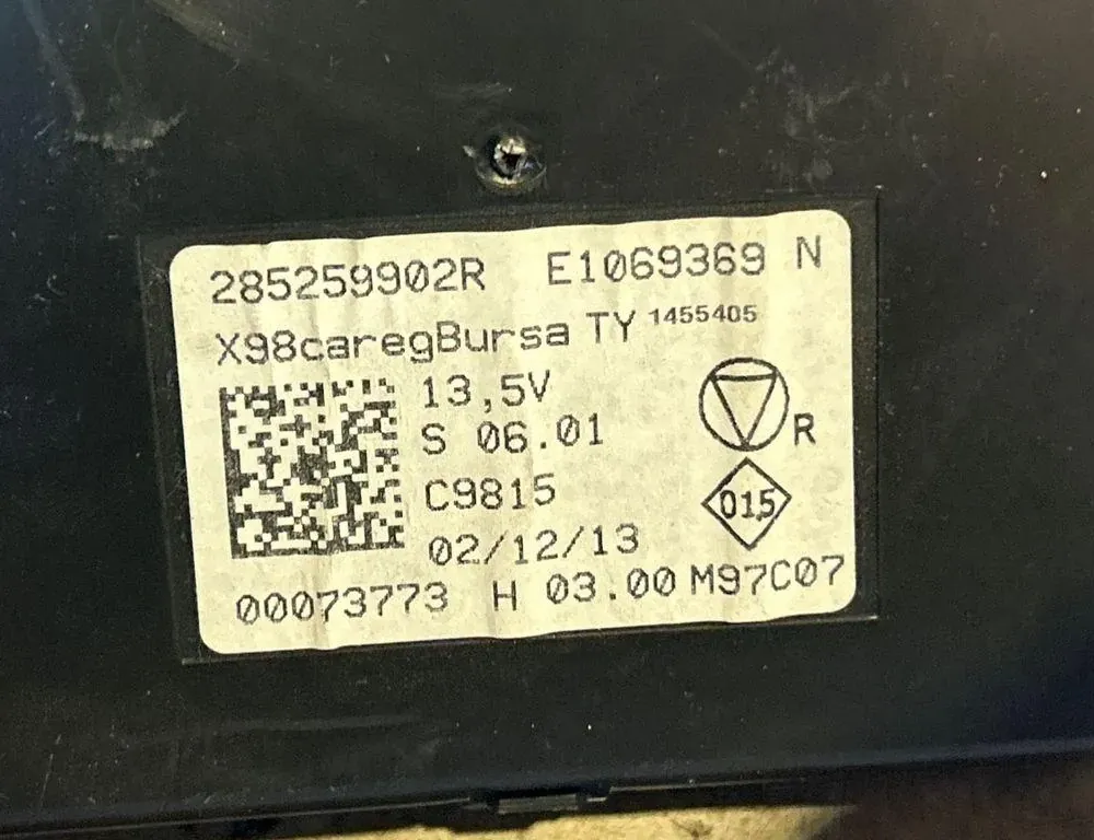 RENAULT Clio 4 generation (2012-2020) Other Control Units 285259902R 35042977