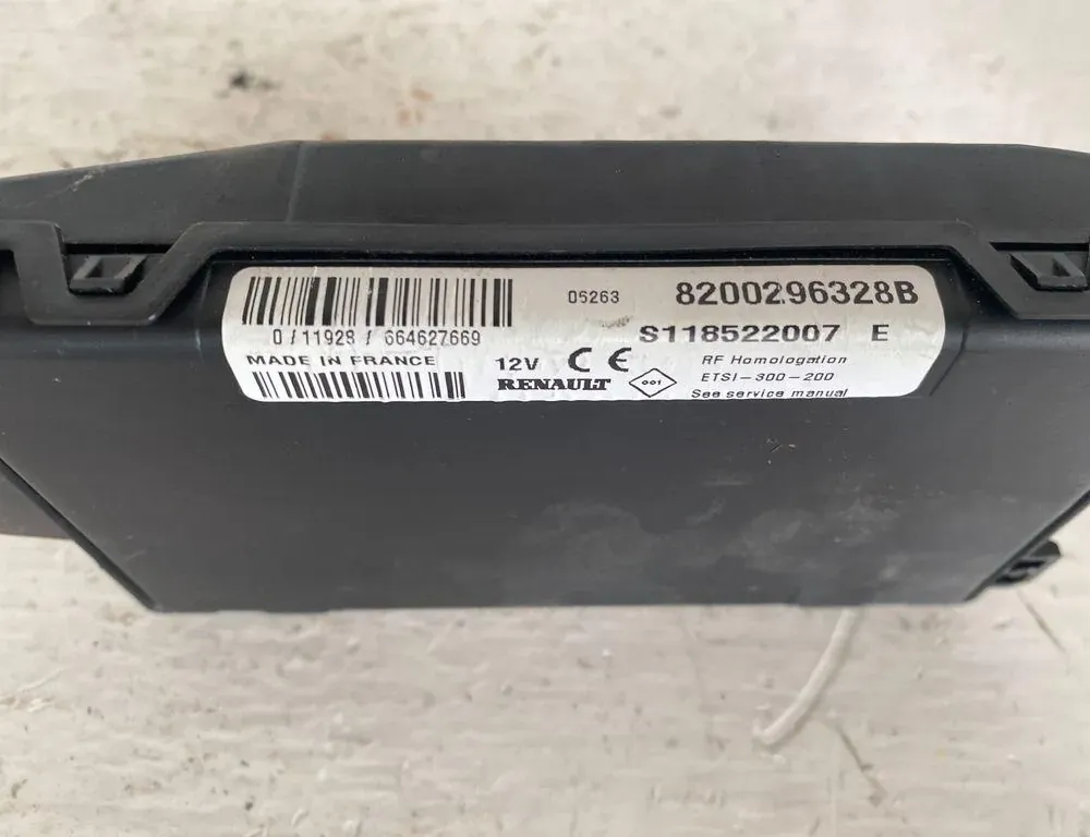 DACIA Logan 1 generation (2004-2012) Comfort Control Unit S118522007E,8200296328B 35016471