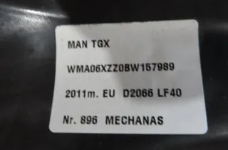 MAN TGS (2007-present) Poszycie wewnętrznego błotnika przedniego prawego 81.61230.0277 34803162