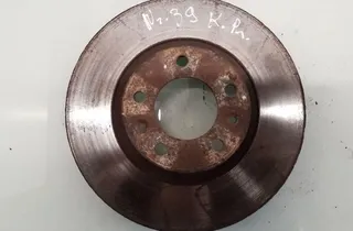 PEUGEOT 407 1 generation (2004-2010) Przednia lewa tarcza hamulcowa 35097602